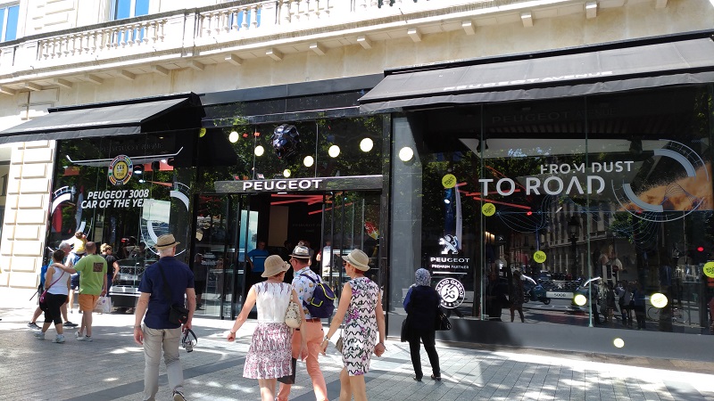 フランスの街並み