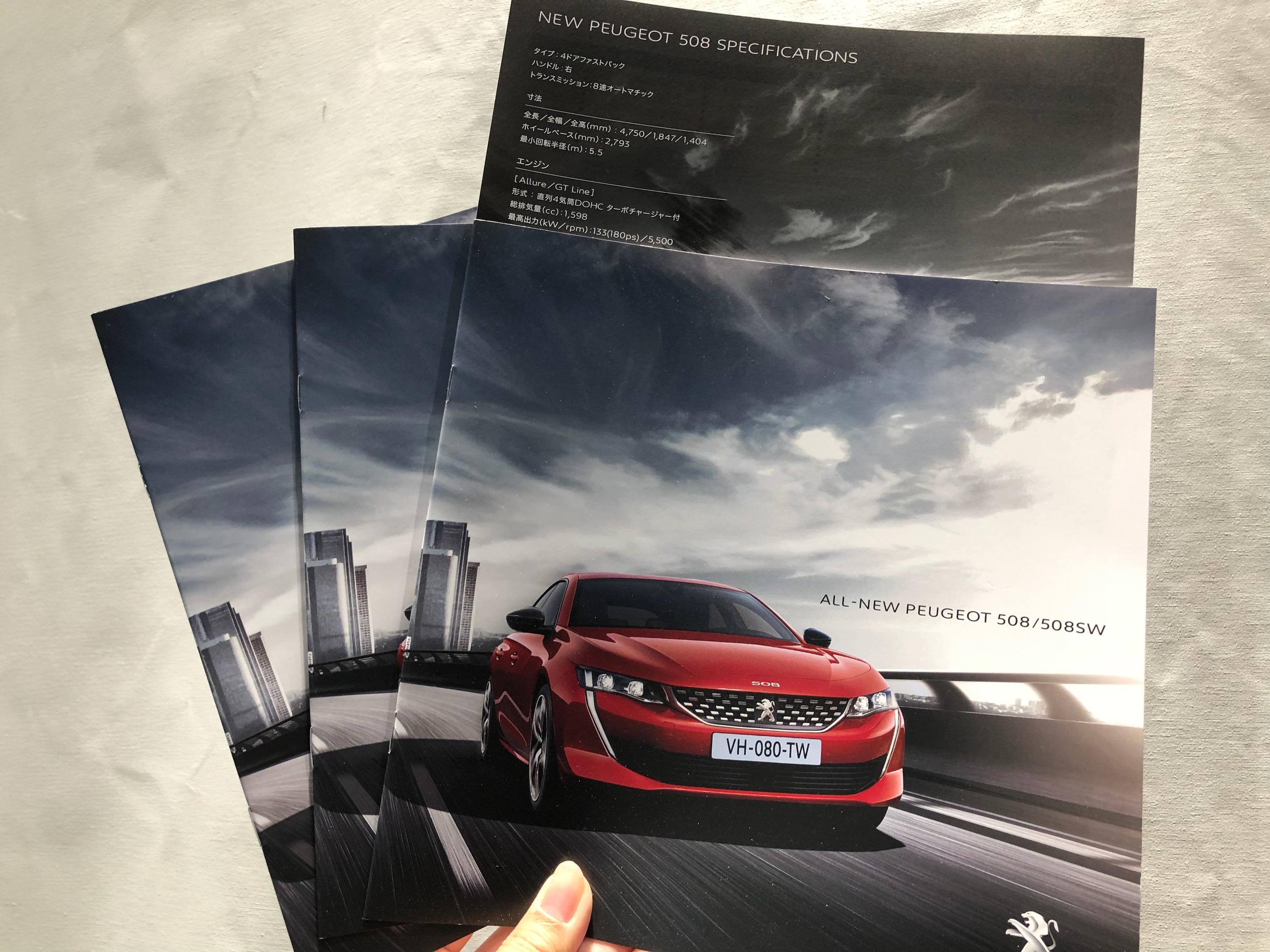 New508 プレカタログ到着