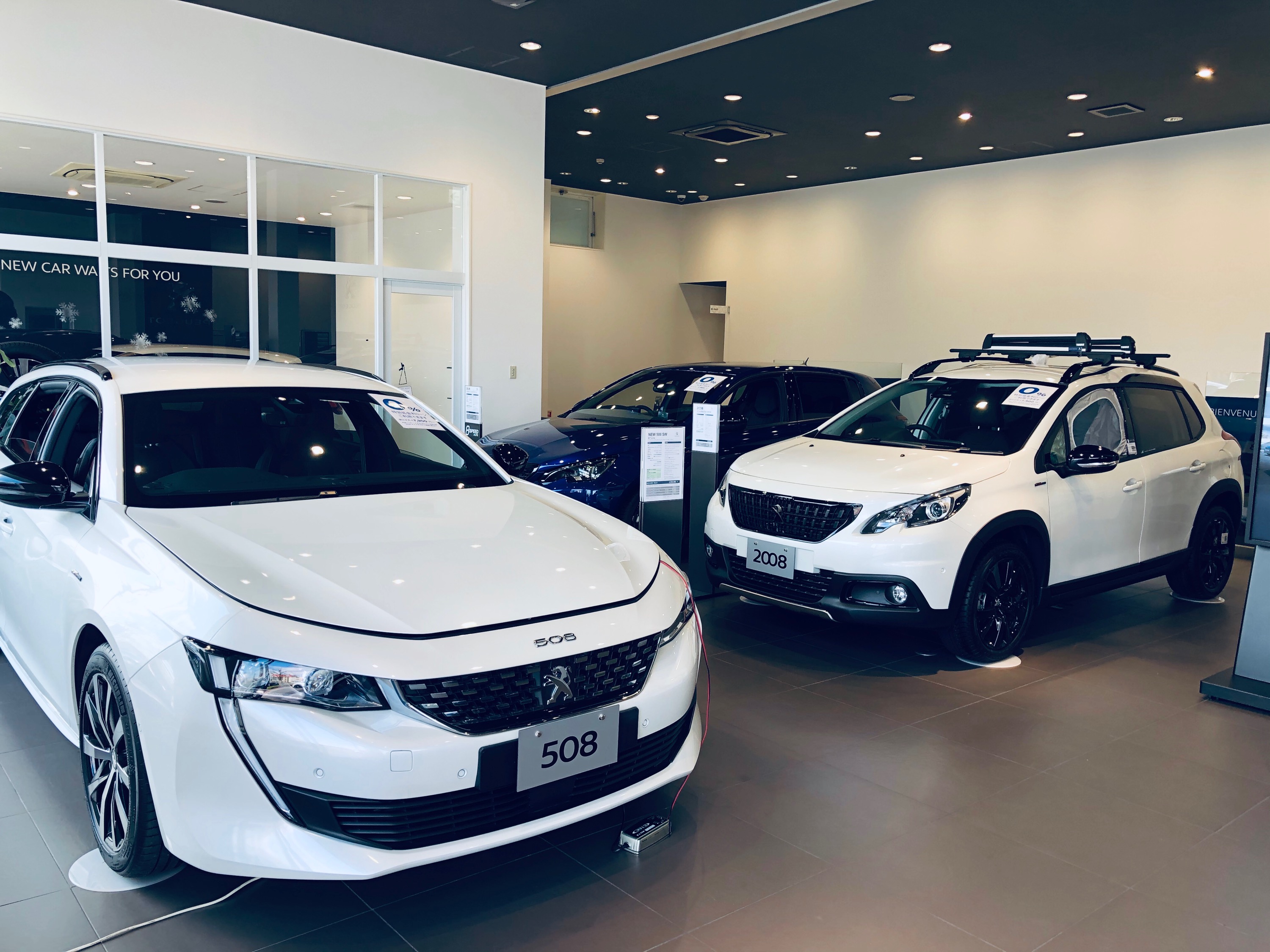 展示車入れ替え