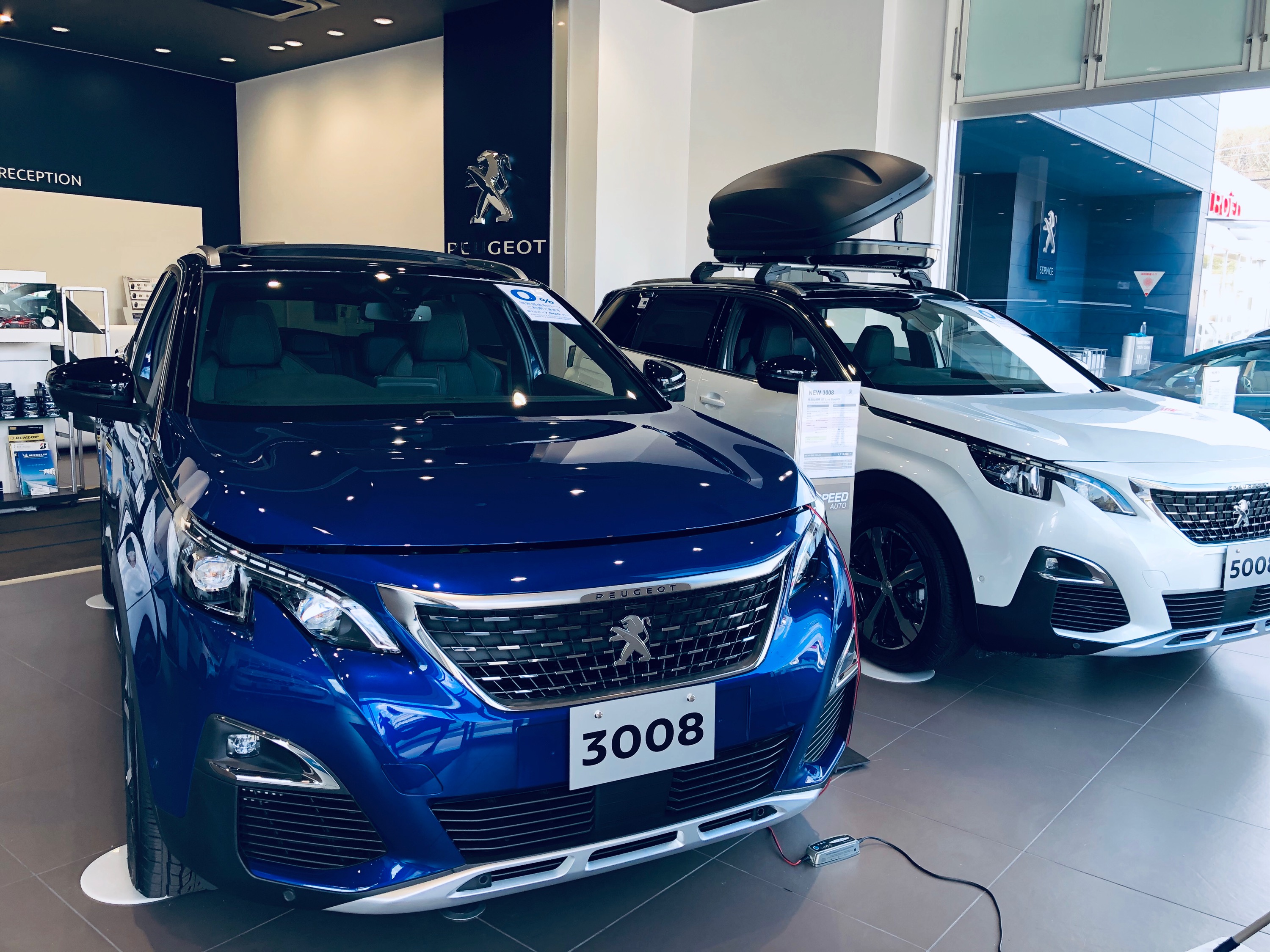 展示車入れ替え