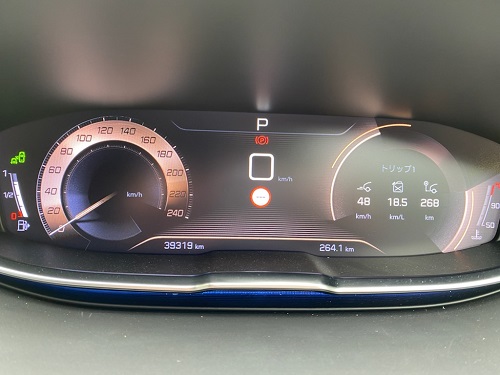 5008ディーゼル 高速使用燃費