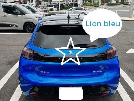 Lion bleu