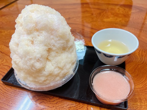 今年最後のかき氷