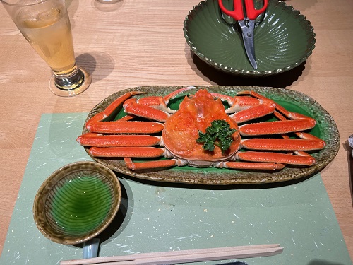 蟹を求めて…