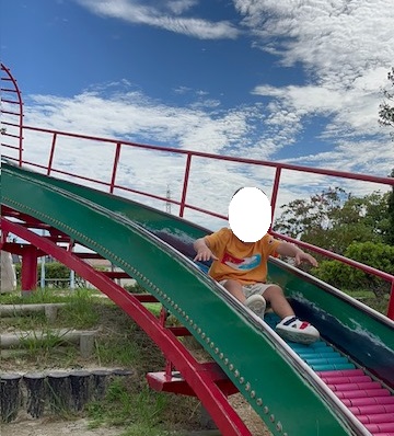 お盆休みで公園に♪