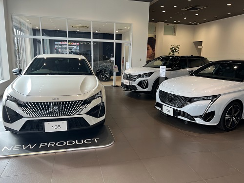 真っ白なショールーム☆